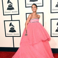 Rihanna attends The 57th Annual GRAMMY Awards at the STAPLES Center on February 8, 2015 in Los Angeles, California. (Photo by Jason Merritt/Getty Images)