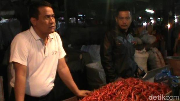 Mentan menyamar jadi pembeli dan sidak pasar di Surabaya