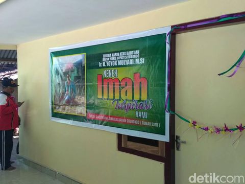 Rumah baru Nenek Imah tunadaksa