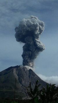 Gunung Sinabung Erupsi Lagi, Semburkan Material Hingga 4 Km