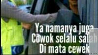 5. Ditilang karena menjadi lelaki selalu saja salah. Foto: Dok. Istimewa