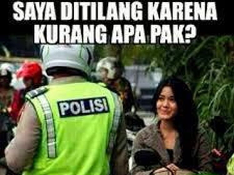 Meme Lucu Ditilang Polisi (2)