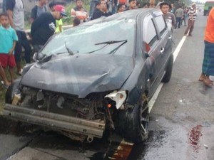Vios Nyelonong Hantam Avanza di Tol Purbaleunyi, 1 Orang Tewas