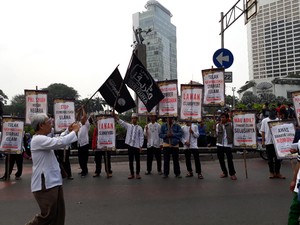 Seruan Stop Kriminalisasi Ulama Menggema di CFD Bundaran HI
