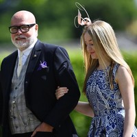 Gary Goldsmith, paman dari Pippa Middleton berjalan menuju gereja tempat pernikahan. (Photo by Justin Tallis - WPA Pool/Getty Images)