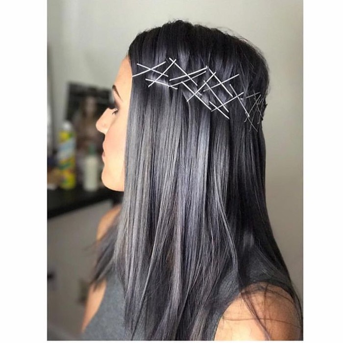 Charcoal hair tren warna rambut charcoal hair