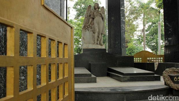 Kondisi Mausoleum yang mulai termakan waktu (Randy/detikTravel)