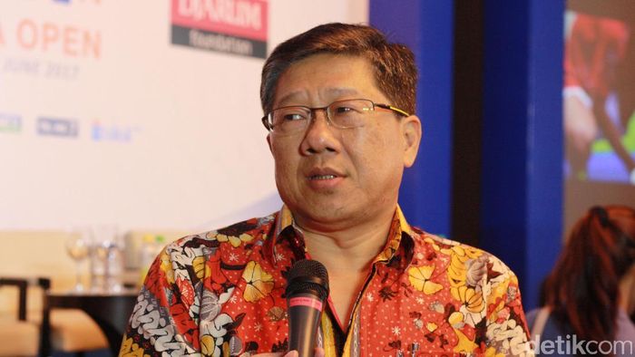 Program Director Bakti Olahraga Djarum Foundation, Yoppy Rosimin. (Foto: Femi Diah/detikSport) Program Director Bakti Olahraga Djarum Foundation, Yoppy Rosimin. (Foto: Femi Diah/detikSport)