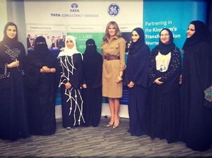Melania Trump Puji Pemberdayaan Wanita di Arab Saudi