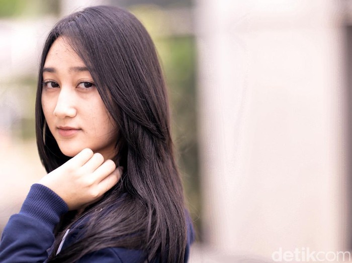 Sandrina IMB saat berkunjung ke kantor detikcom.