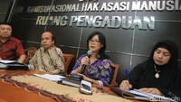 Tampak hadir komisioner Komnas HAM Ansori Sinungan, Hafid Abbas dan Siane Indriani.