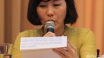 Detik-detik Air Mata Veronica Tumpah Saat Bacakan Surat Ahok