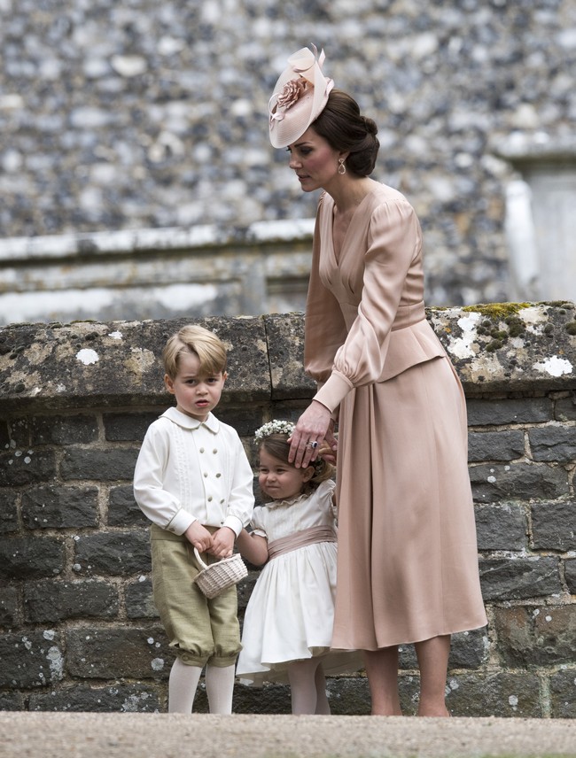 Kate Middleton bersama Pangeran George dan Putri Charlotte. Foto: Getty Images