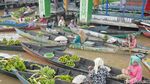 Foto-foto Pasar Terapung Banjarmasin, Kamu Sudah ke Sini?