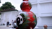 Karya Wedhar Riyadi masih bisa dilihat di Art Jog 10 hingga 19 Juni mendatang. Pool/Tia Agnes/detikFoto.
