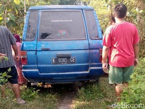 Ini Lokasi Mobil  yang Tersesat di Blora