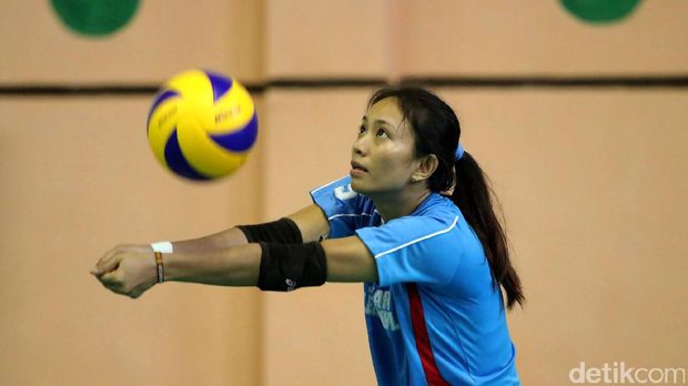 Berlian Marsheilla di timnas voli putri. 