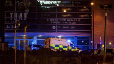 Suasana Mencekam Pasca Ledakan di Konser Ariana Grande