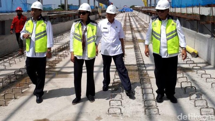 LRT Palembang Segera Rampung, Sri Mulyani: Kami Makin Semangat
