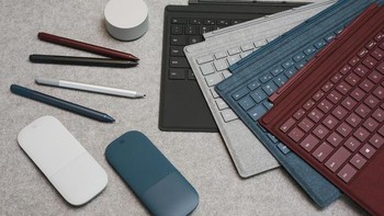 Beragam aksesori yang mendukung Surface Pro terbaru. Foto: Microsoft