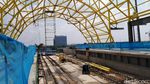 Kompak Berbaju Putih, 3 Menteri Jokowi Tinjau LRT Palembang
