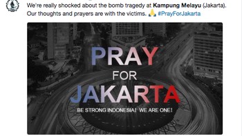 Ilustrasi bertema Pray For Jakarta membanjiri media sosial. Foto: istimewa