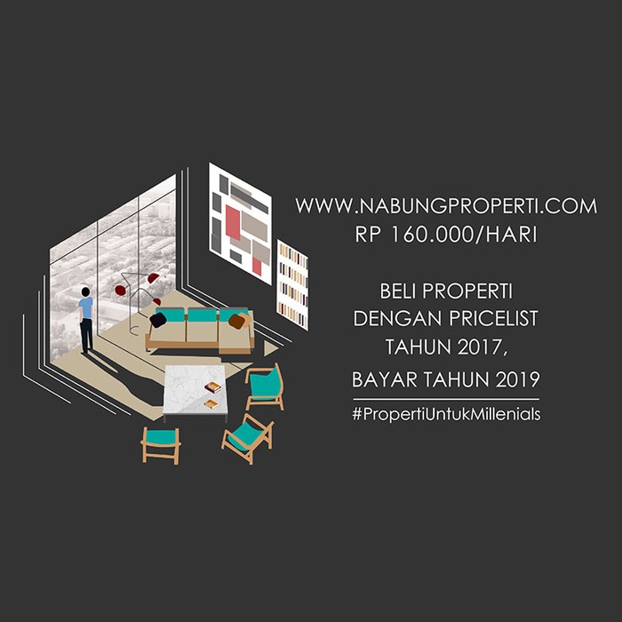 Nabung Properti Rp 160 Ribu/Hari, Beli 2019 dengan Harga 2017