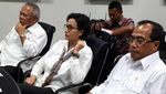 Kompak Berbaju Putih, 3 Menteri Jokowi Tinjau LRT Palembang