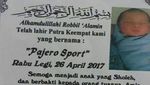 Bayi Bernama Pajero Sport