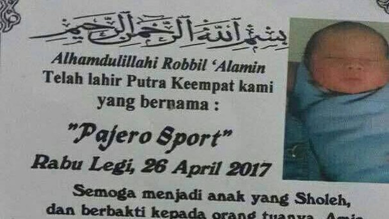 Mitsubishi Cari Bayi yang Diberi Nama Pajero Sport