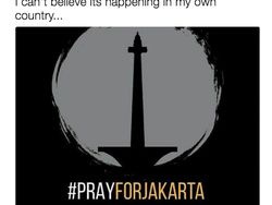#PrayForJakarta Menggema di Linimasa