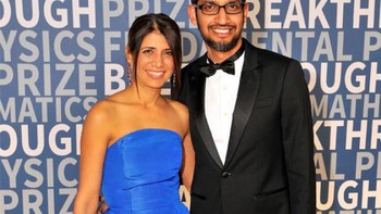 Sundar Pichai menikah dengan pacar lamanya, Anjali Pichai, dan telah dikaruniai dua orang anak. Foto: istimewa