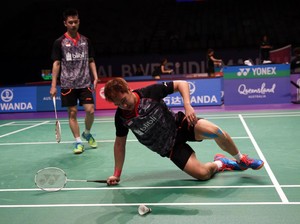 Kevin/Marcus Kalah karena Buru-buru Ingin Menang