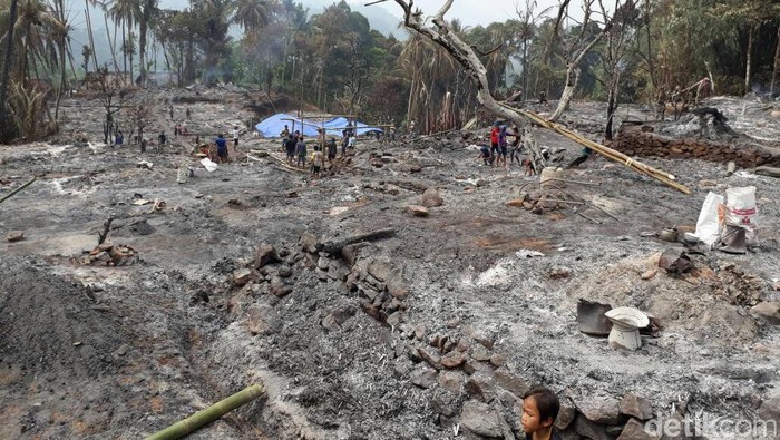 Kebakaran Satu Kampung Baduy Luar, 362 Orang Mengungsi