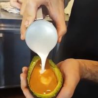 Asyiknya Menyeruput Avolatte, Cafe Latte dalam Buah Alpukat
