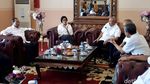 Kompak Berbaju Putih, 3 Menteri Jokowi Tinjau LRT Palembang