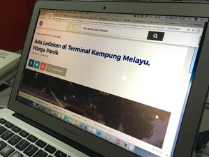 Bagaimana detikcom Sangat Cepat Memberitakan Bom Kampung Melayu