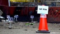 Ini penampakan titik lokasi ledakan bom di Kampung Melayu, Kamis (25/5/2017).