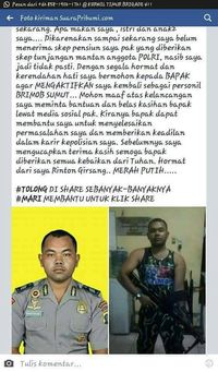 Foto Rinton disandingkan dengan kepala salah satu pelaku bom Kampung Melayu yang memang mirip.