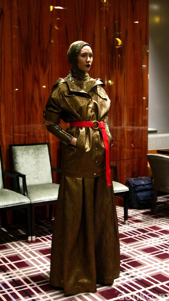 Fashion Show Norma Hauri ini terinspirasi dengan sosok wanita tangguh dunia yang bertempat di Sumibhi, One Park, Kebayoran Baru. Jakarta. [Foto: Mohammad Abduh/Wolipop]