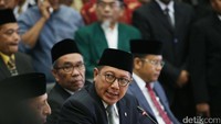 Sore ini, Menag menerima paparan posisi hilal dari pemantau di 33 provinsi. 