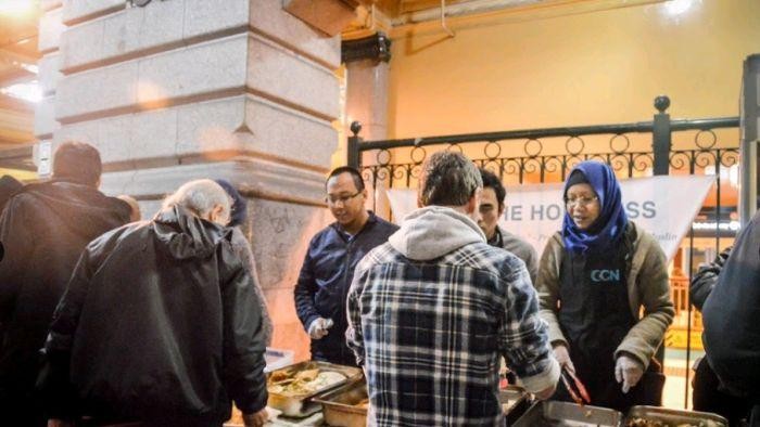 Muslim Indonesia Bantu Tunawisma di Melbourne