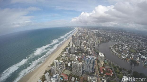 Pemandangan dari atas SkyPoint Climb (Fitraya/detikTravel)