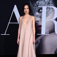 Dakota Johnson attends the premiere of Universal Pictures Fifty Shades Darker at The Theatre at Ace Hotel on February 2, 2017 in Los Angeles, California.  (Photo by Alberto E. Rodriguez/Getty Images)