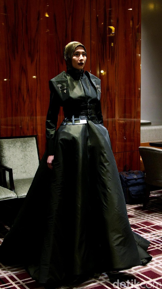 Fashion Show Norma Hauri ini terinspirasi dengan sosok wanita tangguh dunia yang bertempat di Sumibhi, One Park, Kebayoran Baru. Jakarta. [Foto: Mohammad Abduh/Wolipop]