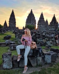 Rake Martinez juga mendatangi Candi Prambanan (KBRI Panama City)
