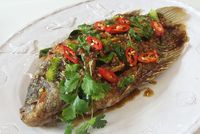 Menu Hari Ke-4: Gurihnya Sajian Ikan Berbumbu Telur Asin dan Chilli Sauce