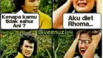 Kenapa tidak sahur... Foto: Instagram