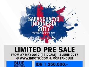 Siap Berburu! Tiket Pre Sale Saranghaeyo Indonesia Dijual Mulai Rp 500 Ribu