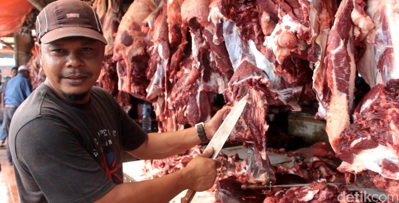 Meugang, tradisi Aceh sambut Ramadan dengan makan daging bersama keluarga (Agus Setyadi/detikcom)